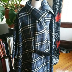PRINGLE iconic tartan reversible cape